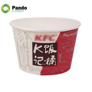 Таможенные печатные бумажные пищевые ведра