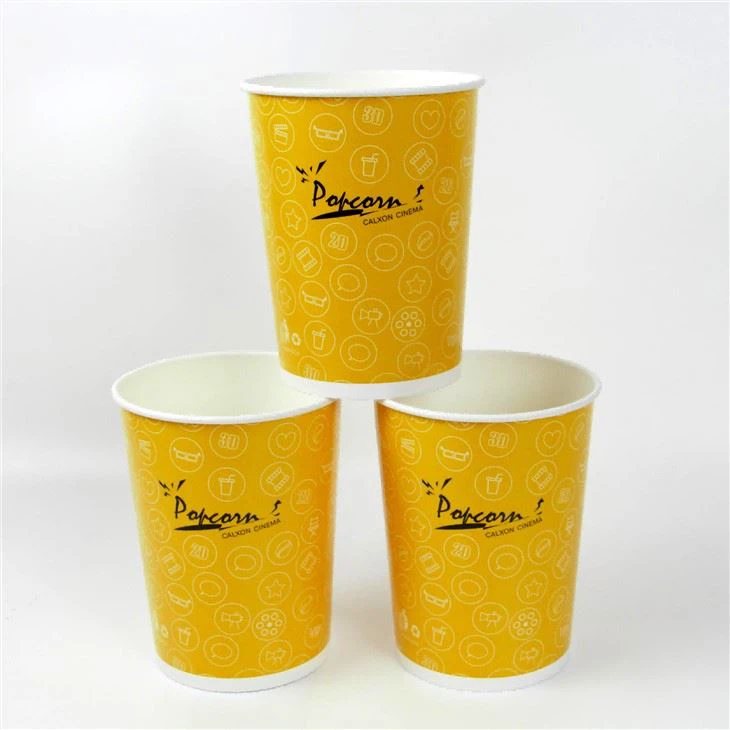 Acqious Coated Paper Popcorn Buckets For Movie Theater