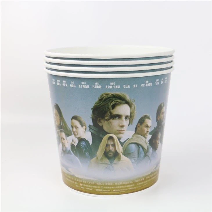 85oz Water Based Coating Paper Popcorn Buckets